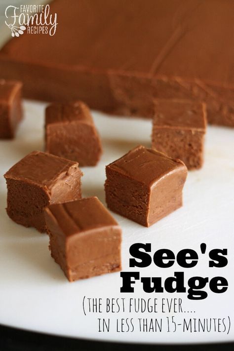 See's Fudge Recipe, Foolproof Fudge, Sees Fudge Recipe, Chocolate Peanut Butter Fudge, Holiday Sweets, Fudge Bars, Holiday Plates, Dessert Aux Fruits, Fudge Easy