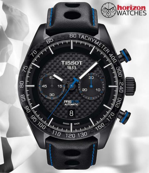 TISSOT - PRS 516, CHRONOGRAPH MEN'S AUTOMATIC - T1004273620100 Tissot Mens Watch, Tissot Watches, Mens Chronograph, Chronograph Watch Men, Authentic Watches, Black Watch, Casio Watch, Men's Accessories, Automatic Watch