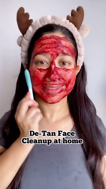 How To De Tan Face, Detan Face Home Remedies, Tan Removal Home Made Face Pack, Face Cleaning At Home, De Tan Face Mask At Home, Face Facial At Home, Diy Detan Mask, How To Detan Face At Home, How To Clean Face At Home