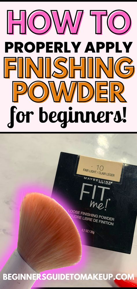 When To Use Setting Powder, Using Setting Powder, How To Use Loose Powder Makeup, Finishing Powder How To Use, Translucent Powder How To Use, Where To Put Setting Powder On Face, How To Apply Loose Powder, Pressed Powder How To Apply, How To Apply Powder