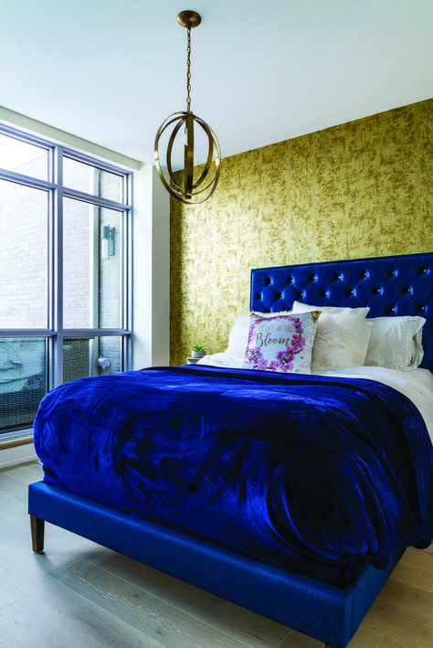 Royal Blue Bedding Ideas, Royal Blue And Gold Bedroom Ideas, Royal Blue Headboard, Royal Blue Room Ideas Bedroom, Royal Blue Bedroom Decor, Royal Blue And Gold Bedroom, Bedroom Royal Blue, Royal Blue Furniture, Royal Blue Bedroom Ideas