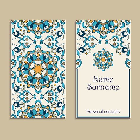 Asian Ornaments, Islamic Design Pattern, Visit Card, Buisness Cards, Textile Prints Design, Business Card Templates, Design Rules, Abstract Geometric Art, Box Packaging Design