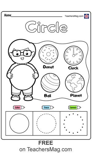 The four worksheets in this set include counting, tracing, coloring, comparing, and drawing circles. Circle Worksheet, Drawing Circles, Shape Worksheets For Preschool, Shape Activities Preschool, Worksheets For Preschoolers, Shapes Kindergarten, Teaching Shapes, Geometry Worksheets, Free Preschool Worksheets