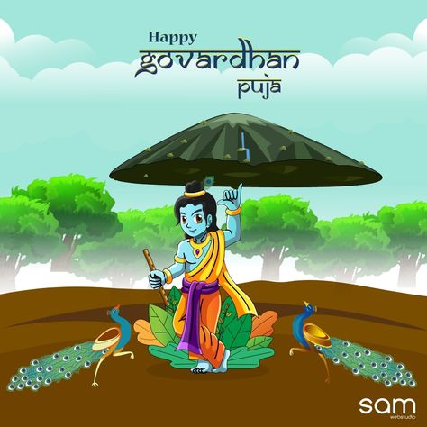 Govrdhn Pooja, Happy Govardhan Puja Images, Happy Goverdhan Pooja Wishes, Govardhan Puja Creative Ads, Happy Govardhan Puja Wishes, Gowardhan Puja, Govardhan Wishes, Govardhan Puja Creative, Govardhan Puja Wishes