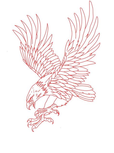 Traditional Eagle Tattoo, Adler Tattoo, American Traditional Tattoo Ideas, Traditional Tattoo Ideas, Eagle Drawing, Petit Tattoo, Armband Tattoo Design, Western Tattoos, Tattoo Outline Drawing