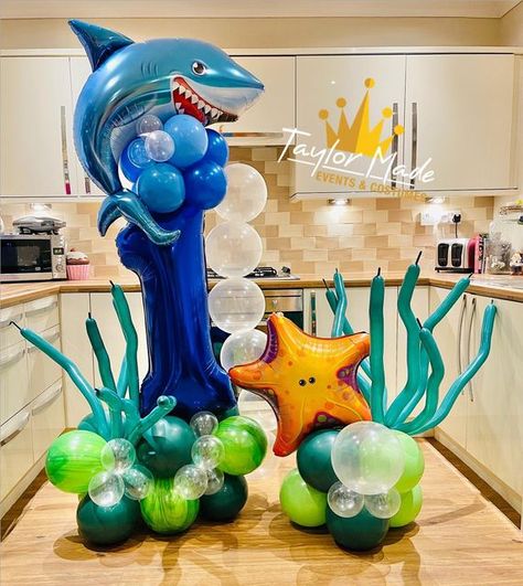 Under The Sea Birthday Balloons, Under The Sea 3rd Birthday Party Boy, Under The Sea Balloon Decor, Under The Sea Balloon Decorations, Under The Sea 1st Birthday Boy, Under The Sea Balloons, Under The Sea First Birthday Boy, Under The Sea Birthday Party Boy, Oneder The Sea 1st Birthday Boy