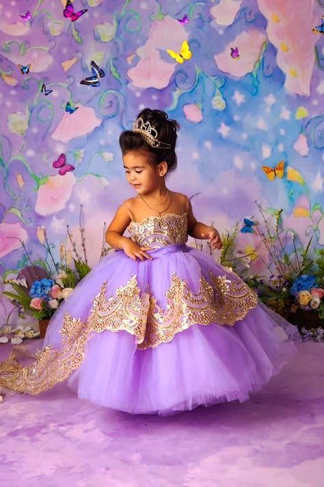 Cincoañera Party Ideas, Cincoñera Ideas, Cincoañera Ideas, Princess Sofia Birthday, Mom Daughter Matching Dresses, Sofia The First Birthday Party, Cotton Frocks For Kids, Baby Birthday Dress, Kids Dress Collection