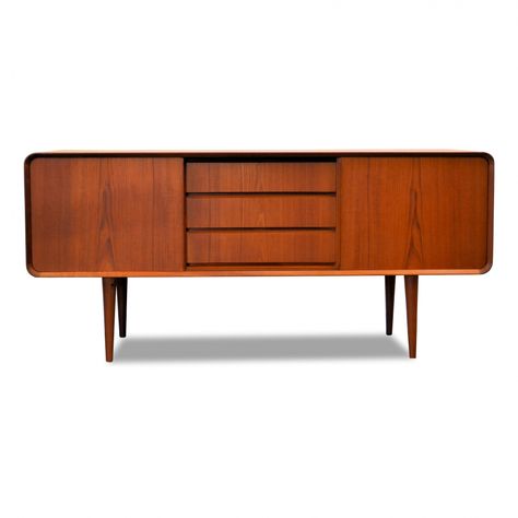 For sale: Vintage small Danish design teak sideboard 60s Sideboard, Credenza Tv, Colourful House, Modern Wooden Furniture, Hackney Wick, Teak Credenza, Danish Furniture Design, Mid Century Sideboard, Teak Sideboard