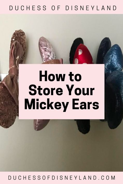 How To Hang Disney Ears On Wall, How To Store Mickey Ears, Ways To Display Disney Ears, Hanging Mickey Ears On Wall, How To Display Disney Ears, How To Display Mickey Ears, Mickey Mouse Ears Display, Minnie Ears Display, Mickey Ears Display