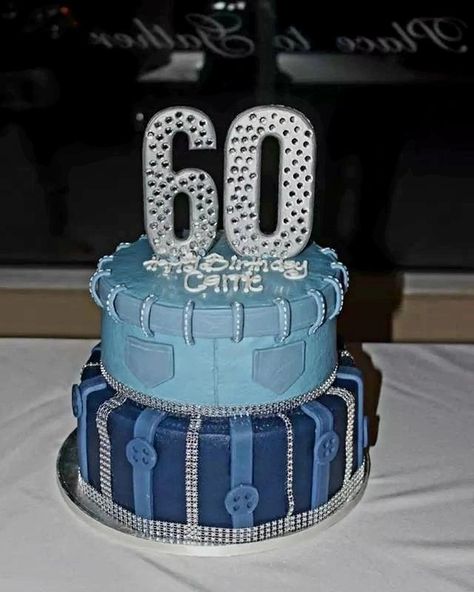 Denim Birthday Cake, Denim Cake, Denim Diamonds, 40th Party Ideas, Diamond Cake, Denim Party, Diamond Party, Denim And Diamonds, Custom Cake