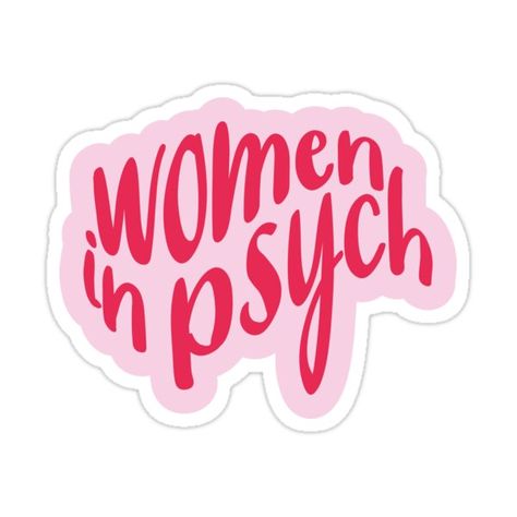 Decorate laptops, Hydro Flasks, cars and more with removable kiss-cut, vinyl decal stickers. Glossy, matte, and transparent options in various sizes. Super durable and water-resistant. Cute and girly design fitting for all women who are interested in psychiatry and psychology. It can also be given as a Birthday or Christmas gift for your mom, wife, sister, daughter, girlfriend of best friend. This design is also fitting in time for World Mental Health Day, October 10. Space Gadgets, Psych Major, Psychology Humor, Psychology Studies, World Mental Health Day, Psychology Major, Sister Day, Medical Laboratory Science, Seni Vintage