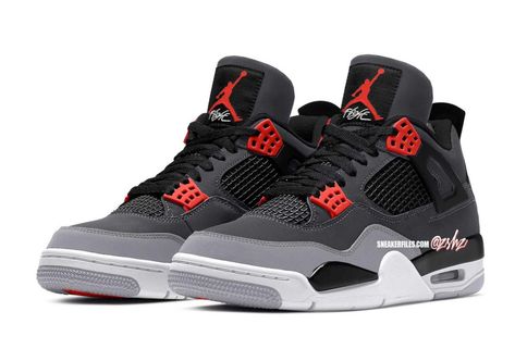 Air Jordan 4 Infrared 23 Black Cement DH6927-061 | SneakerNews.com Jordan 4 Infrared, Air Jordan 4 Bred, Jordan 4 Red, Jordan 4 Bred, Jordan Iv, Jordan 4’s, Jordan 4 Black, Nike Air Jordan 4, Jordan Model