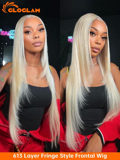 613 Straight Layered Wig Human Hair Remy Layer Fringe 13x4 Honey Blonde Lace Front Frontal Wigs Straight Layered Wig, Layered Wig, Wig Human Hair, Honey Blonde, Lace Frontal Wig, Frontal Wigs, Lace Frontal, Lace Front, Human Hair