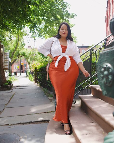 Elegant Plus Size Dresses, Autumn Fashion Trends, Denise Mercedes, Chubby Girl Outfits, Curvy Fashion Summer, Autumn Dresses, Asos Dress, Maxi Slip Dress, Causual Outfits