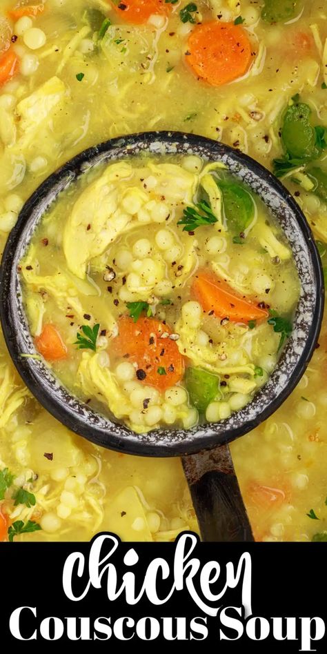 Old Fashioned Chicken And Rice, Chicken Couscous Soup, Crockpot Cabbage Soup, Couscous Soup, Cabbage Soup Crockpot, Easy Cabbage Soup, Italian Wedding Soup Recipe, Chicken Couscous, Lemon Chicken Soup