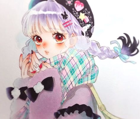 Copic Marker Art, Copic Art, Marker Art, Pretty Art, Cute Anime Character, Drawing Inspiration, Art Girl, Anime Drawings, Art Inspo