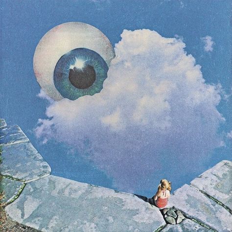 Modern Surrealism Art, Dimensions Aesthetic, Retro Fantasy Art, Surrealism Eye, Dreamscape Aesthetic, Daydream Art, Retro Futuristic Art, Eyes In The Sky, Surreal Aesthetic