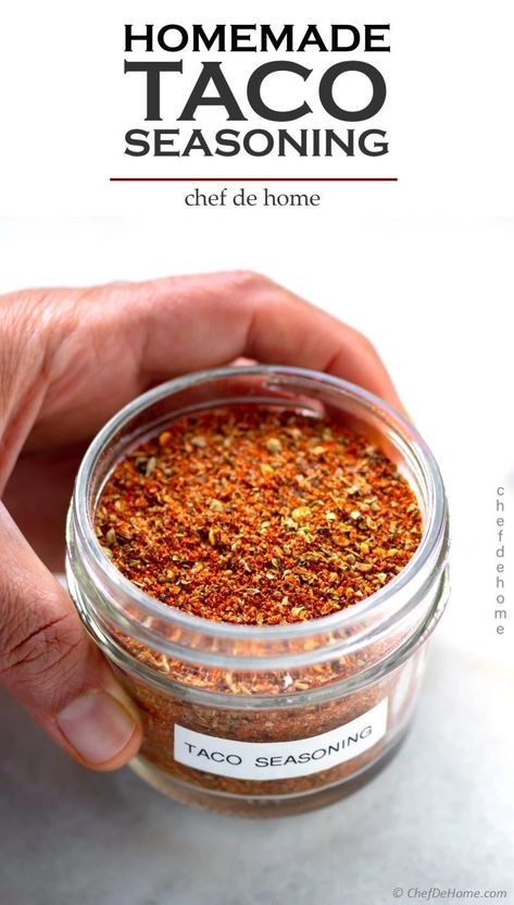 Taco Seasoning Recipe Season Mixes, Mexican Spice Blend, Taco Spice Blend, Taco Seasoning Ingredients, Mexican Spice, Mexican Dinners, Street Taco Recipe, Healthy Taco Recipes, Make Taco Seasoning