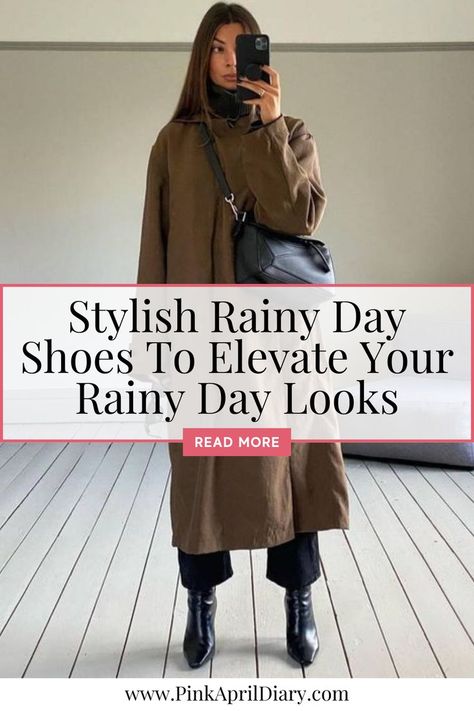 Elevate your rainy day attire with my casual chic fashion blog post, unveiling stylish alternatives to traditional rainy day looks! Dive into this guide for rainy day fashion outfits, highlighting a curated collection of trendy rainy day footwear that effortlessly blend fashion and functionality. Whether it's pairing rainy day shoes with dresses or creating cozy and trendy rainy day boot outfits, discover the art of enhancing your rainy day capsule wardrobe. Click the link to read more today! Chic Rainy Day Outfit, Rainy Day Shoes, Vessi Weekend, Chic Holiday Party, Rainy Day Outfit Winter, Elevated Outfits, Stylish Rain Boots, Latest Winter Fashion, Chic Winter Style