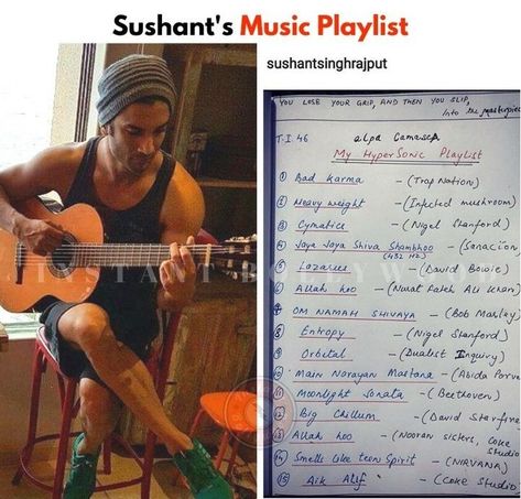 Relaxing Songs, Sushant Singh Rajput, Bollywood Quotes, Best Song Lines, Song Suggestions, Soul Songs, Music Recommendations, Sushant Singh, Vibe Song