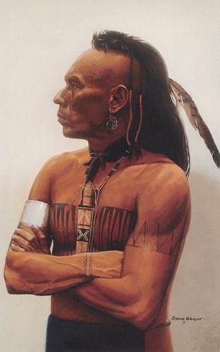 A gorgeous rendering of Cherokee actor, Wes Studi in his role in the Michael Mann film, "Last of the Mohicans." Native American Actors, Native American Warrior, Cherokee Indian, Native American Men, American Photo, Native American Photos, Indian Tribes, Native American Heritage, Samana