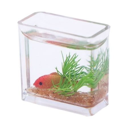 Realistic goldfish bowl model for decorative purposes, perfect for creating a miniature scene atmosphere. Its small and chic design makes it easy to fit into any corner of your house, and it can be easily matched with other decorations to enhance the overall aesthetic. With its smooth and round edges, there are no burrs to worry about, ensuring safety for everyone. Can be matched with other decorations to enhance the overall aesthetic appeal. Bring joy to your children with this mini three-dimensional goldfish tank. Description: Introducing our goldfish bowl model, the perfect decorative ornament for your home! This miniature model is not only a beautiful addition to any space, but it also serves as a photo prop and can create a realistic and charming atmosphere. Its small and chic design Glass Fish Tanks, Goldfish Tank, Goldfish Bowl, Miniature Scenes, Frutiger Aero, Christmas Tree Stand, Glass Fish, Miniature Model, Dollhouse Accessories