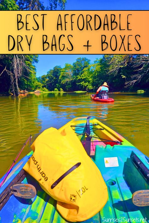 The options I have tried firsthand, the results, and the prices of kayaking dry bags and dry boxes for floating the river. Kayaking Equipment and Kayaking Supplies tested. Check out how these waterproofing options held up. #kayaking #drybag #waterproof Floating The River, Kayak Equipment, River Kayaking, Illinois River, Arkansas Travel, Cave Tours, Kayak Adventures, Wet Bag, My Stuff