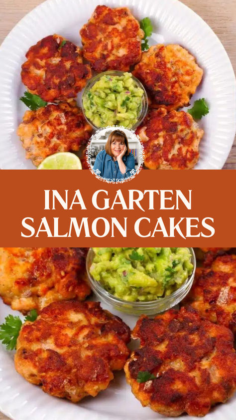 Ina Garten Salmon Cakes Canned Salmon Cakes, Easy Salmon Cakes, Best Casserole Recipes, Savory Salmon, Best Ina Garten Recipes, Best Casserole, Salmon Vegetables, Salmon Cakes Recipe, Canned Salmon Recipes