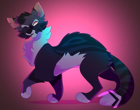 Talon by WeHaveCandy on DeviantArt Cat Fanart, Anime Wolf Drawing, Panther Art, Warrior Cat Drawings, Warrior Cat Oc, Warrior Cats Art, Anime Wolf, Fantasy Creatures Art, Animal Books