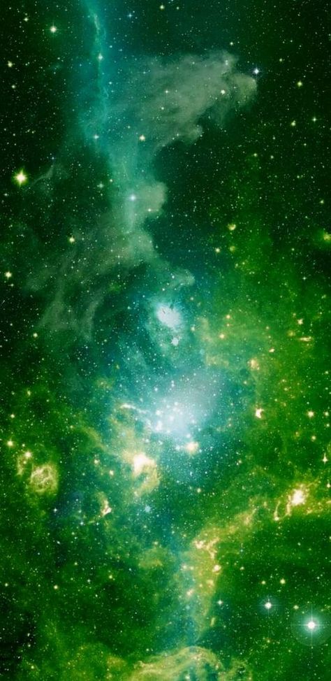 Green Stars Wallpaper, Green Nebula, Nebula Wallpaper, Cosmos Space, Spiritual Wallpaper, Background 4k, Green Galaxy, Stars Wallpaper, Hd Wallpaper 4k