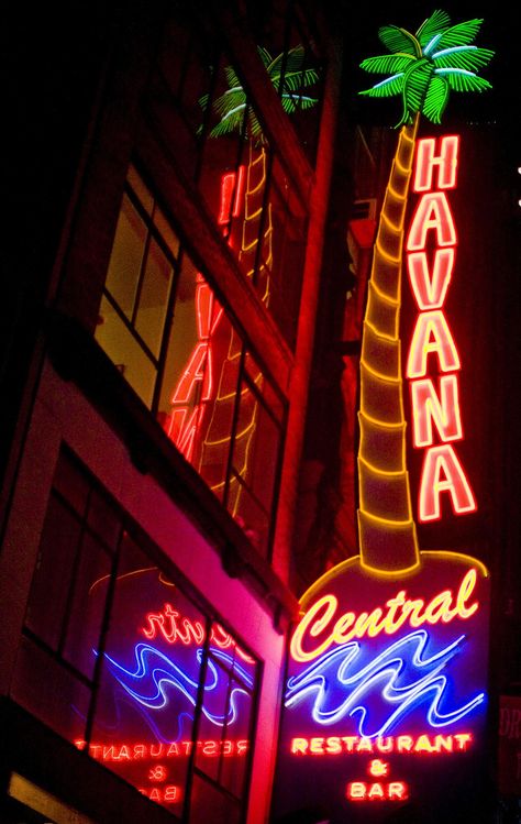 New York, New York Latino Party, Kill La Kill Mako, Havana Party, Tropical Colonial, Vintage Cuba, Sign Aesthetic, Cuban Culture, Neon Sign Art, Havana Nights