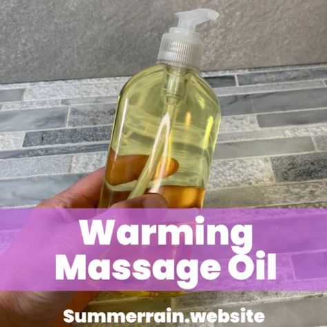 How to Make a DIY Warming Massage Oil with Cinnamon Bark Infusion - Summer Rain Diy Massage Oil Recipes, Massage Oil Recipe, Diy Massage Oil, Massage Oils Recipe, Diy Massage, Diy Cinnamon, Essential Oil Perfumes Recipes, Essential Oils For Massage, Perfume Recipes