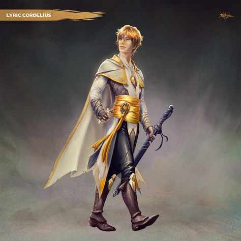 ArtStation - Lyric Cordelius - Aasimar Bard - DnD Commission Aasimar Bard, Warlock Dnd, Rpg Characters, Fantasy Portraits, Human Male, D&d Dungeons And Dragons, Dnd Characters, Character Portraits, Fantasy Character Design