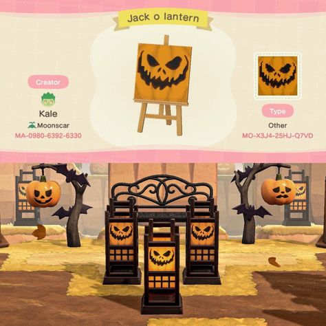 Acnh Halloween Island Ideas, Acnh Halloween Code, Acnh Spooky, Acnh Halloween, Acnh Patterns, Animal Crossing 3ds, Ac New Leaf, Animals Crossing, Animal Crossing Guide