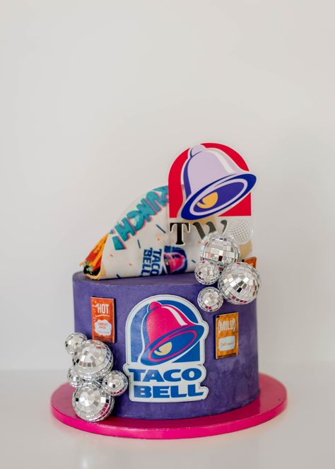 Taco Bell Party Decorations, Taco Bell Birthday Party, Taco Bell Cake, Taco Bell Birthday, Taco Bell Party, Taco Bell Wedding, Taco Bell Logo, Bell Logo, 2nd Birthday Party