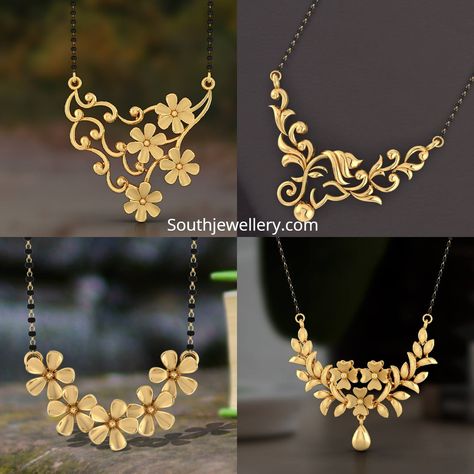 Black Beads Chains, Mangalsutra Designs Gold, Gold Pendants For Men, Bridal Jewellery Inspiration, Bridal Necklace Designs, Black Beads Mangalsutra Design, Pendants Gold, Bridal Jewellery Design, Gold Mangalsutra Designs