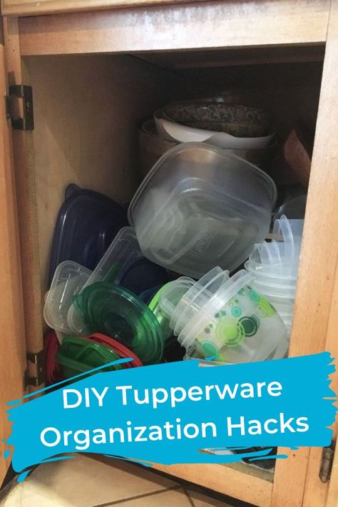 My food storage container cabinet was a stinkin' hot mess, so I decided to get a little organized. I decided to combine a couple of different methods I have seen used before. diy | diy organization | kitchen organization | tupperware organization | kitchen | cupboard organization | cabinet organization | cabinet organization | Organization Tupperware, Diy Organization Kitchen, Tupperware Organization, Cupboard Organization, Tupperware Organizing, Diy Drawer Organizer, Kitchen Cupboard Organization, Diy Organizer, Diy Spices