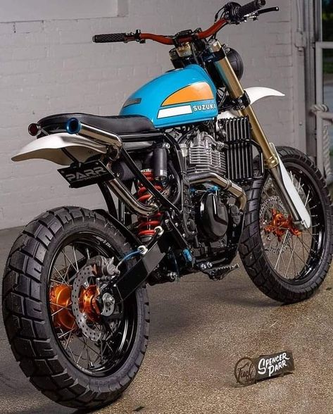 Suzuki Scrambler, Suzuki Dr650, Suzuki Cafe Racer, Honda Scrambler, Moto Scrambler, Tracker Motorcycle, Scrambler Custom, Moto Custom, Мотоциклы Cafe Racers