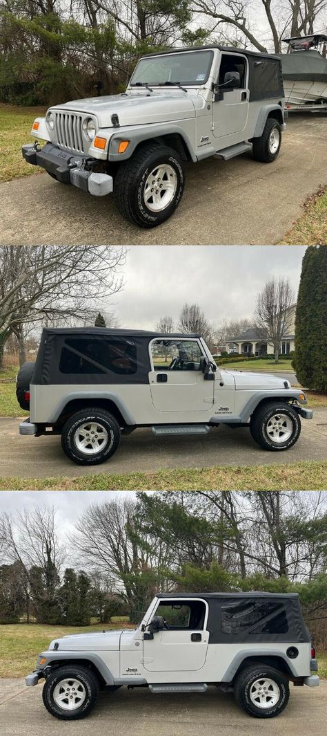 2004 Jeep Wrangler LJ 2004 Jeep Wrangler, Wrangler Unlimited, Jeep Wrangler Unlimited, Gasoline Engine, Slate Gray, Exterior Colors, Jeep Wrangler, Colorful Interiors, Jeep