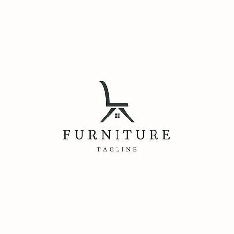 Sofa Logo Design Ideas, Furniture Logo Ideas, Furniture Logo Design Ideas, Furniture Design Logo, Sage Furniture, Sofa Logo, Furniture Store Logo, Housing Logo, Home Decor Logo