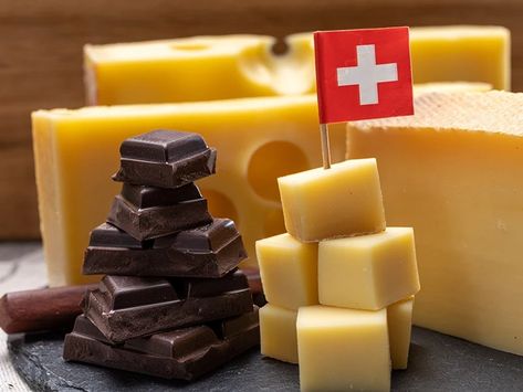 Swiss Food: 23 Classic and Traditional Dishes to Savour Switzerland Culture, Switzerland Food, Swiss Cuisine, Toblerone Chocolate, Emmental Cheese, Chocolate Tasting, Swiss Food, Cheese And Chocolate, Switzerland Vacation