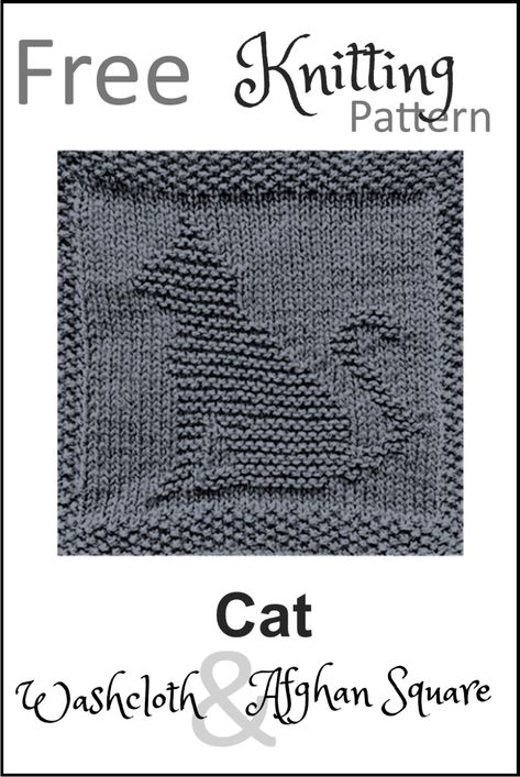 Cat Afghan, Daisy And Storm, Knitted Squares Pattern, Knitted Squares, Knitted Dishcloth Patterns Free, Knit Dishcloth Pattern, Knitted Washcloth Patterns, Dishcloth Patterns Free, Knitting Squares