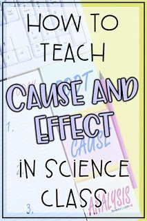 Trying to teach Cause and Effect but need to make sure you're following the correct standards? Here are some great tips to teaching this subject to grades 4 5 6 in the science classroom. Check it out!