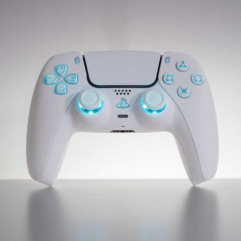 Upgrade your PlayStation gaming experience with our variety of PS5 DualSense controller mods. Pastel colors, elegant designs, LED mods, stealthy dark vibes, and more. Custom Game Controller, Cute Ps5 Controller, Ps5 Controller Custom, Ps5 Controller Aesthetic, Gaming Controller Aesthetic, Controller Aesthetic, Custom Ps5 Controller, Gaming Gadgets, Gaming Pads