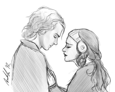 Padme Drawing, Star Wars Art Drawings, Amidala Star Wars, Whiteboard Art, Star Wars Padme, Star Wars 7, Drawing Stars, Black Cat Marvel, Anakin And Padme