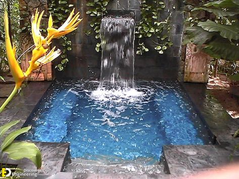 35 Lovely Small Swimming Pool Design Ideas To Get Natural Accent | Engineering Discoveries Piscina Diy, Mini Piscina, Backyard Ideas For Small Yards, Air Mancur, Small Swimming Pools, Hot Tub Backyard, Diy Swimming Pool, Ikan Koi, Cool Swimming Pools