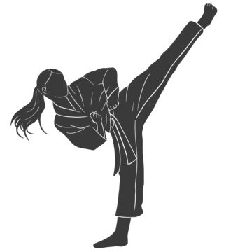 Taekwondo Girl, Taekwondo Training, Patterns Wallpaper, Silhouette Png, Silhouette Free, Woman Silhouette, Cute Patterns Wallpaper, Png Transparent Background, Taekwondo