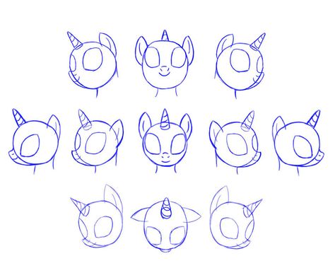 [MLP]draw pony head by Pennygu on deviantART Base Eyes, Pony Base, Mlp Bases, Body Base Drawing, Drawing Heads, Mlp Fan Art, My Little Pony Drawing, Mlp Pony, Pony Drawing