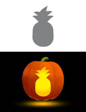 Free Printable Nature Pumpkin Stencils | Page 4 Pumpkin Templates Free Printable Carving, Pineapple Pumpkin Carving, Pumpkin Carving Templates Easy, Pumpkin Templates Free Printable, Pumpkin Templates Free, Pineapple Pumpkin, Pumpkin Templates, Carving Templates, Pumpkin Stencils