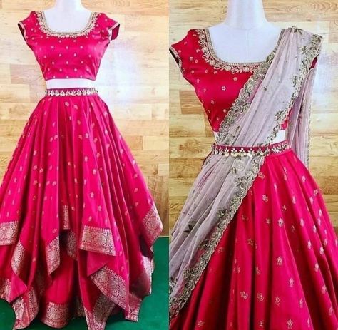 Kerala Saree Blouse Designs, Lehenga Saree Design, Long Gown Design, Party Wear Dress, Kids Frocks Design, Indian Saree Blouses Designs, Blouse Designs Indian, Half Saree Designs, Girls Frock Design